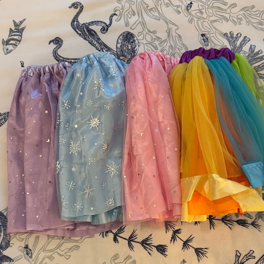 Colorful Children's Dress-Up Skirts